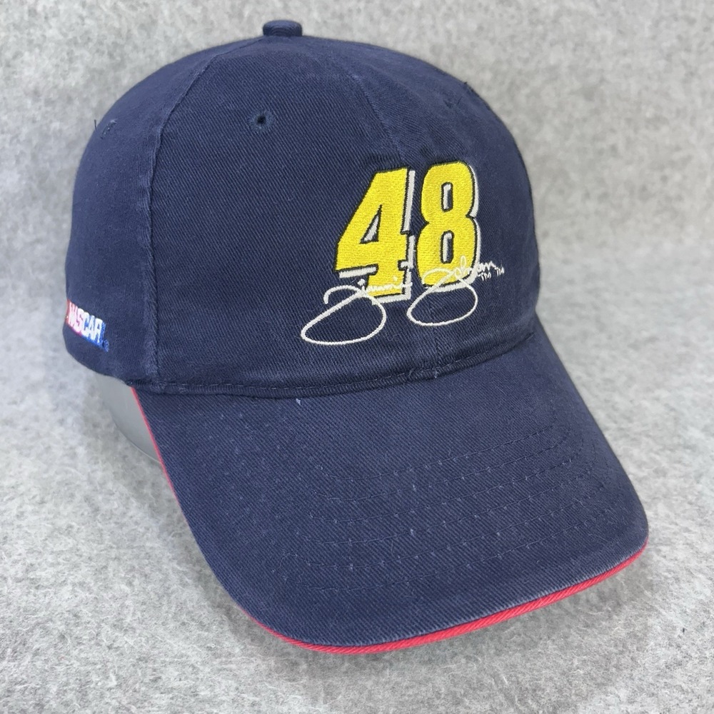 Jimmie Johnson 48 NASCAR Gillette Young Guns Hat Strapback Navy Cap